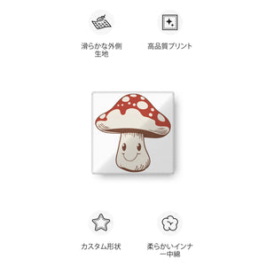 Smiling Mushroom-shaped pillow - Divana Mushrooms