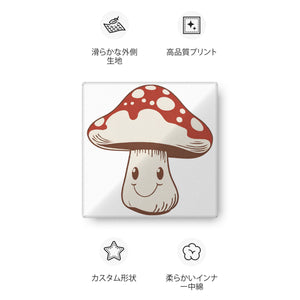 Smiling Mushroom-shaped pillow - Divana Mushrooms